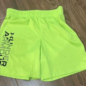Under Armour Men's Bright Lime Athletic Shorts